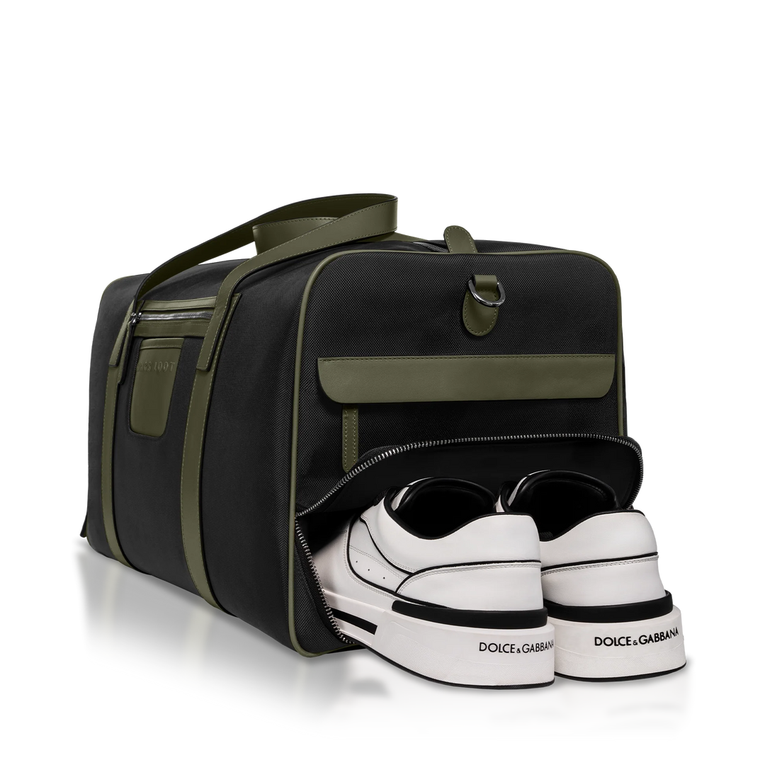 Midnight Sage | Ballistic Nylon & Calfskin Leather